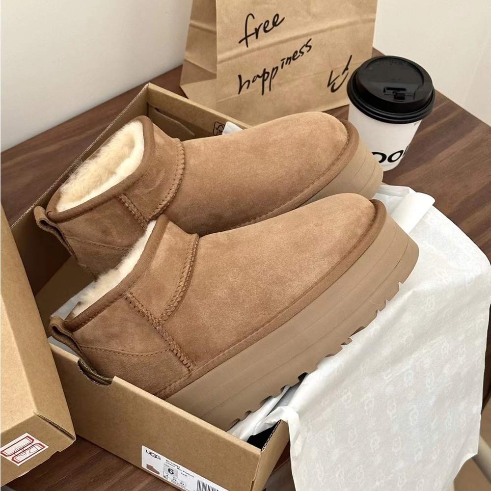 UGG Chestnut Brown Classic Ultra Mini Platform